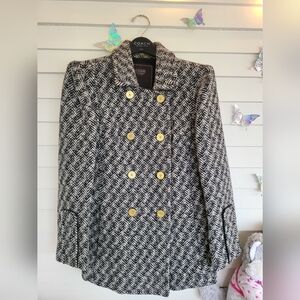 Coach Black and White Women's Coat